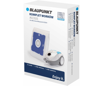 Akcesoria do odkurzaczy Blaupunkt KOMPLET WORKÓW DO VCB201
